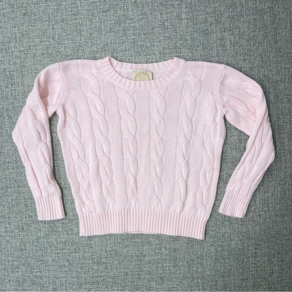 TBBC size 5 cable knit sweater EUC